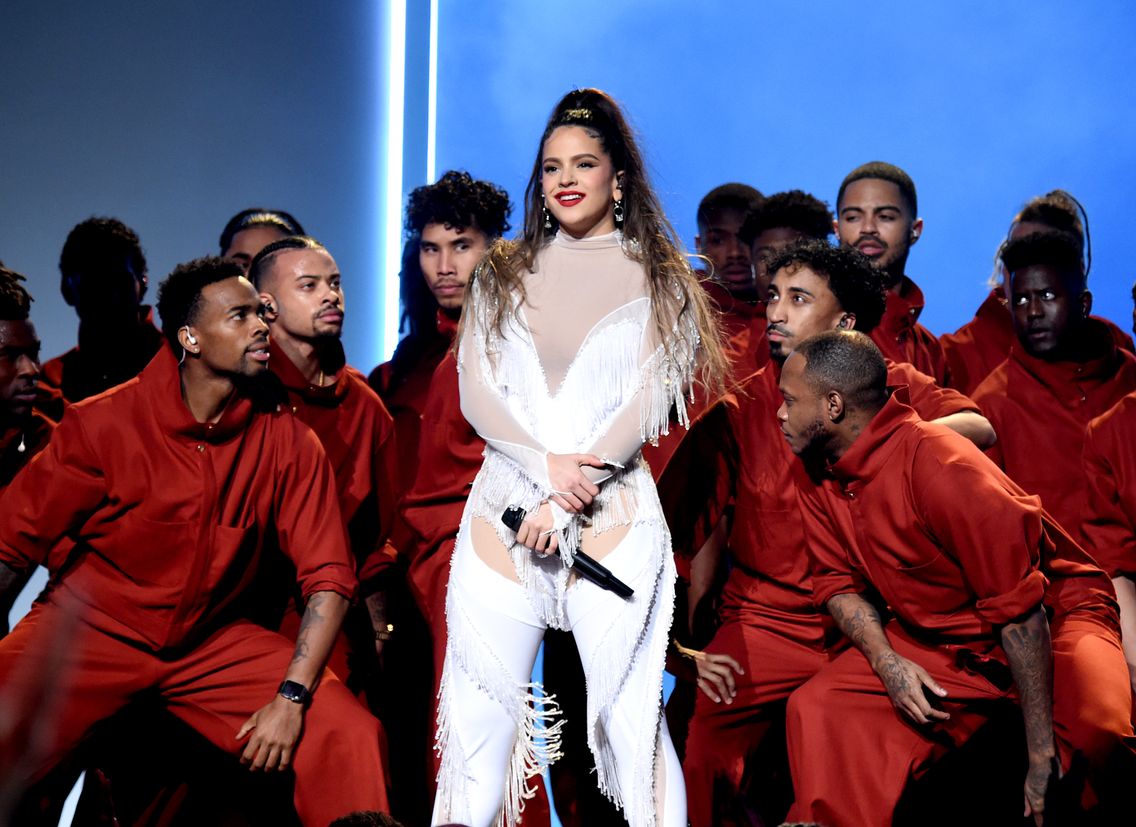 Rosalia and The Weeknd, caliente duo on La Fama