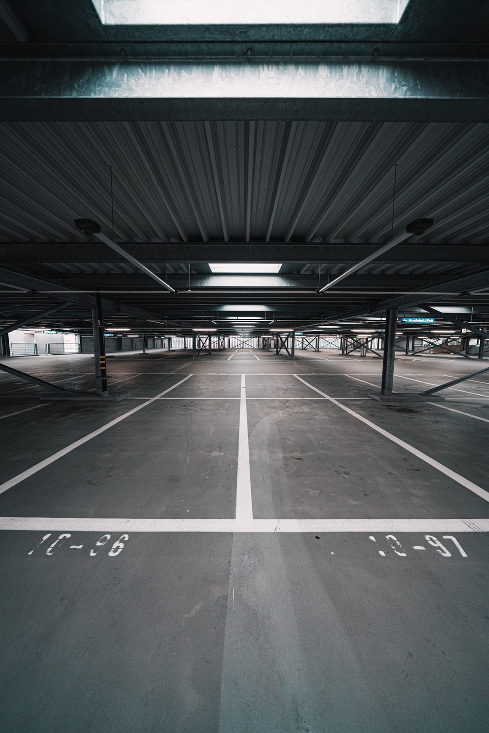 Empty Parking Lot Picture. Download Free Image
