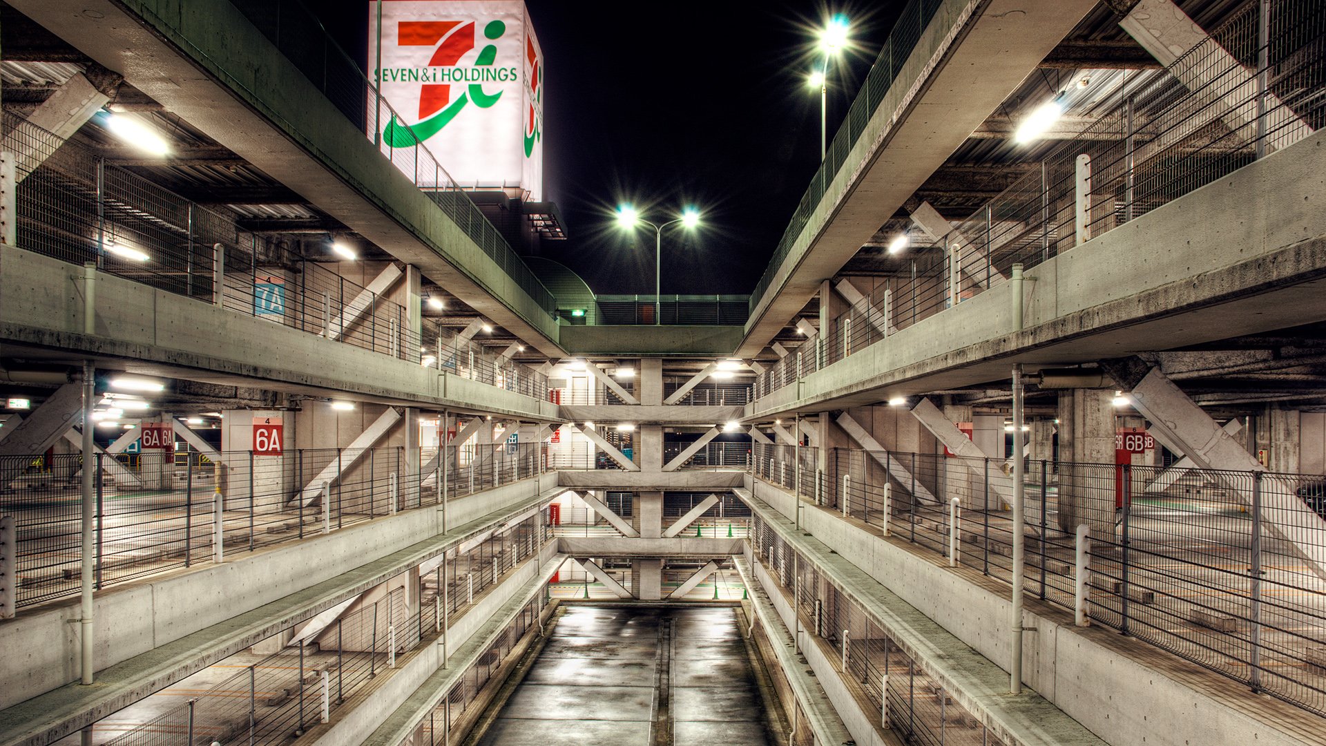 Parking Garage HD Wallpaper and Background Image