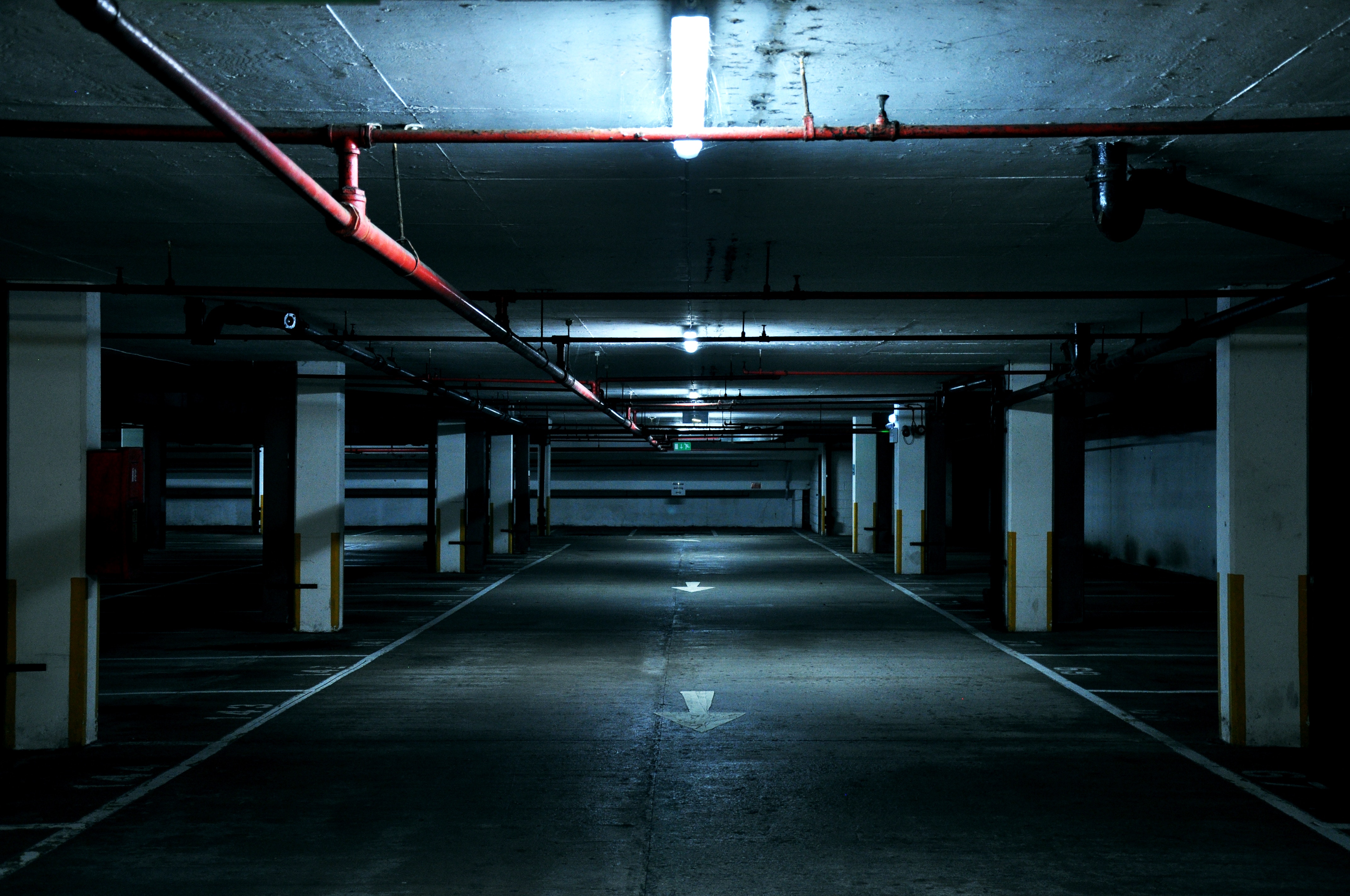 Photo of Empty Underground Parking Lot · Free