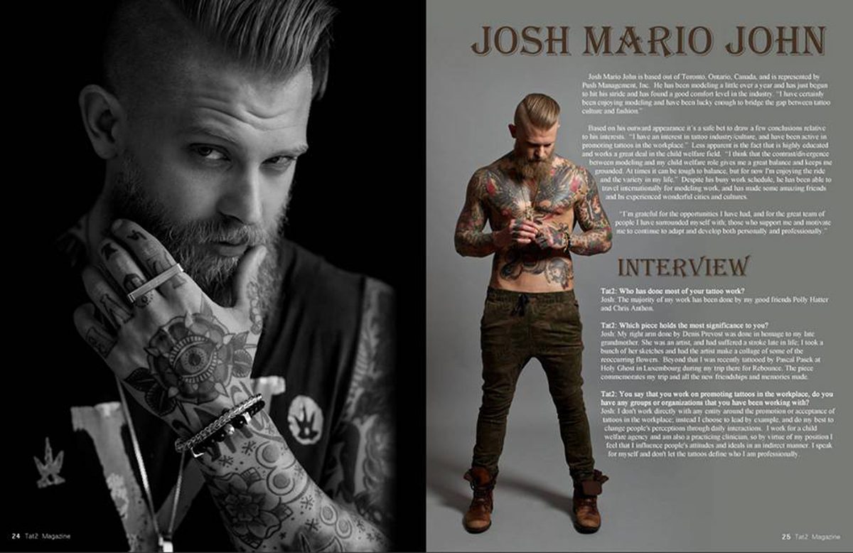 Josh Mario John for Tat2 Magazine