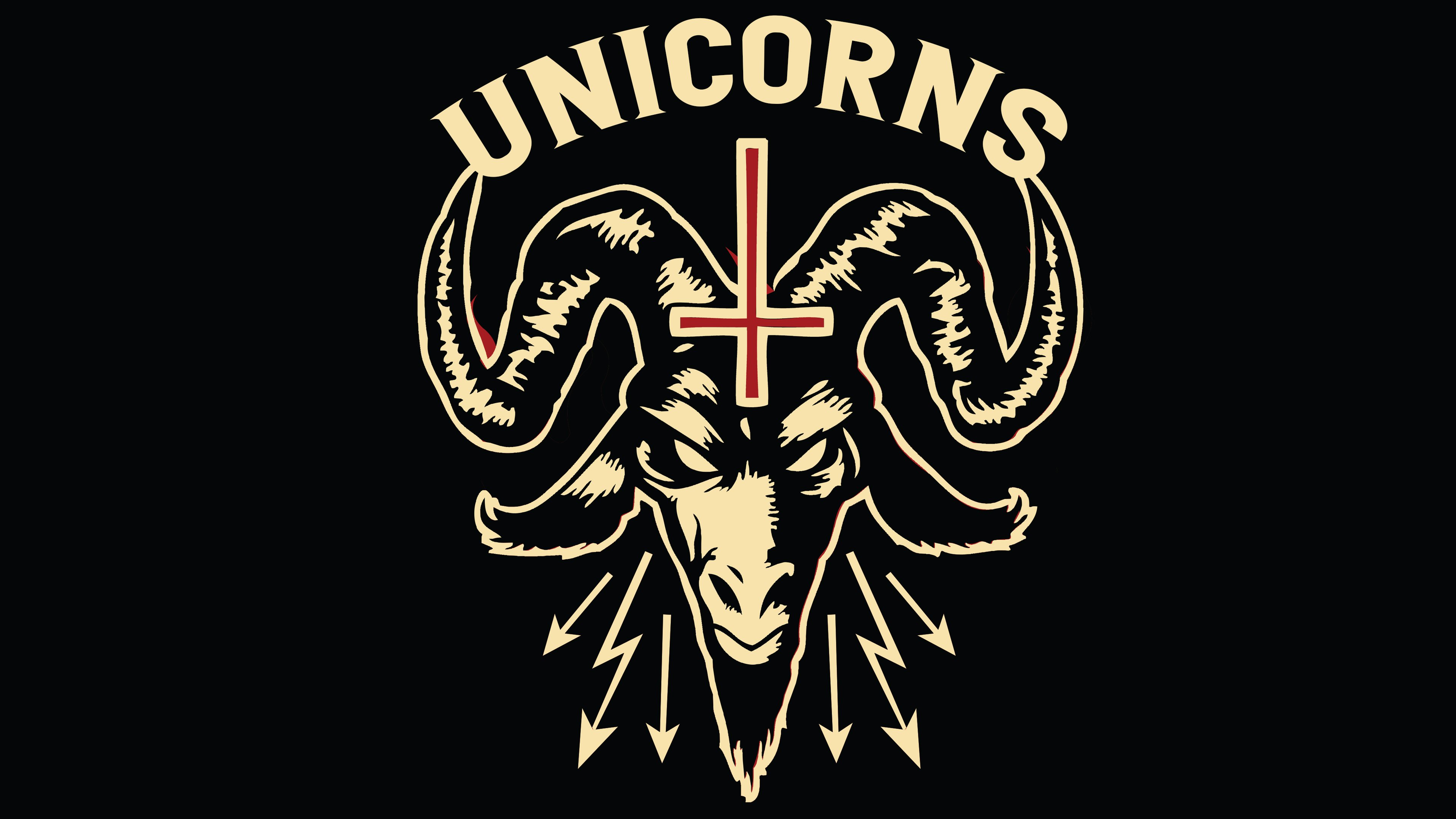 Death Metal Unicorn Wallpaper 4K