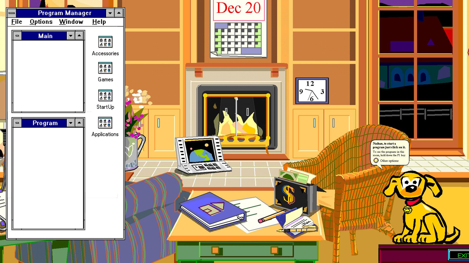 Windows 3.1 Inspired Desktop Wallpaper