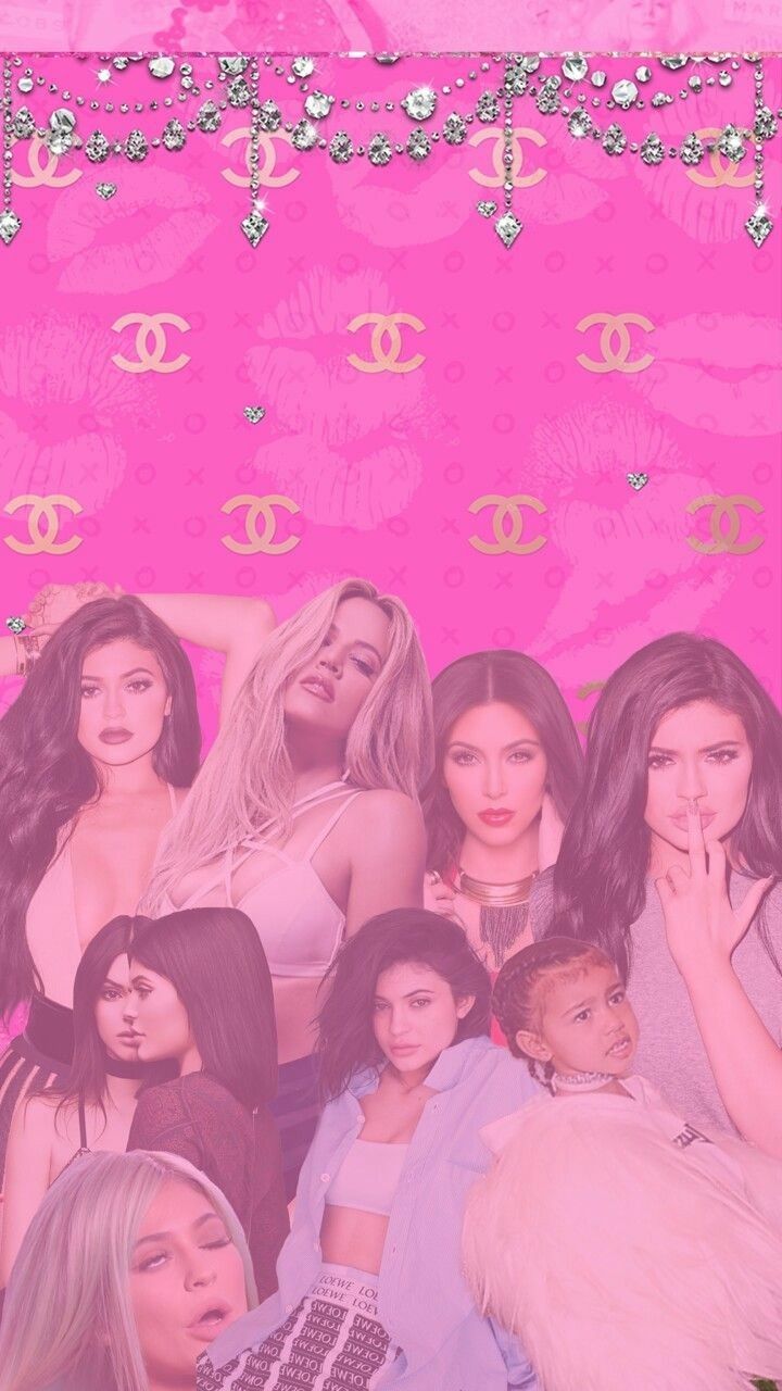 Kardashian Lockscreen. Kim kardashian wallpaper, Kylie baby, Khloe kardashian