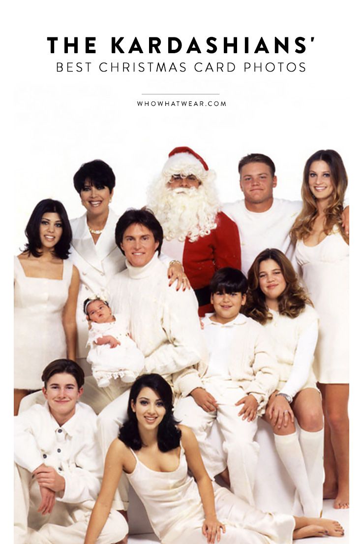 Kardashian Christmas Family Photo