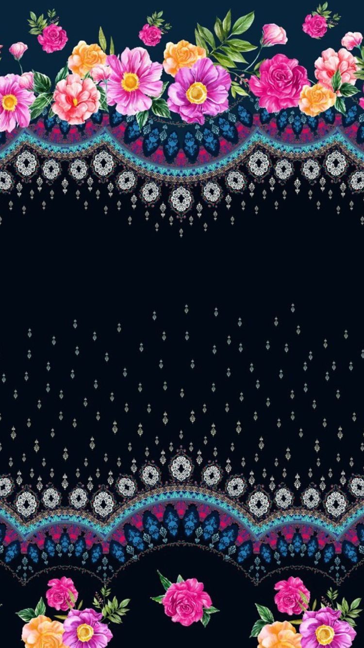 Background & Wallpaper. iPhone fondos de pantalla, Fondos mexicanos, Empapelado floral