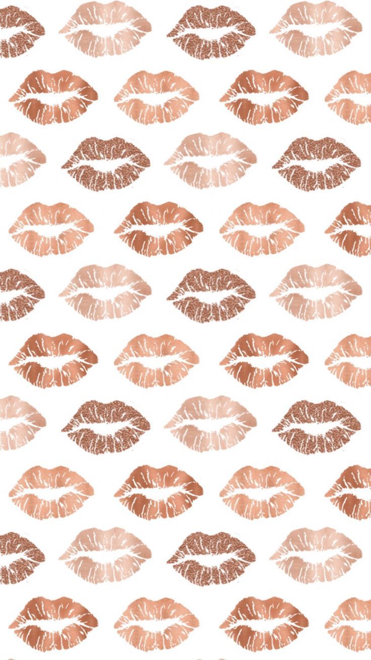Rose gold lips. Gold wallpaper iphone, Gold wallpaper background, Rose gold wallpaper