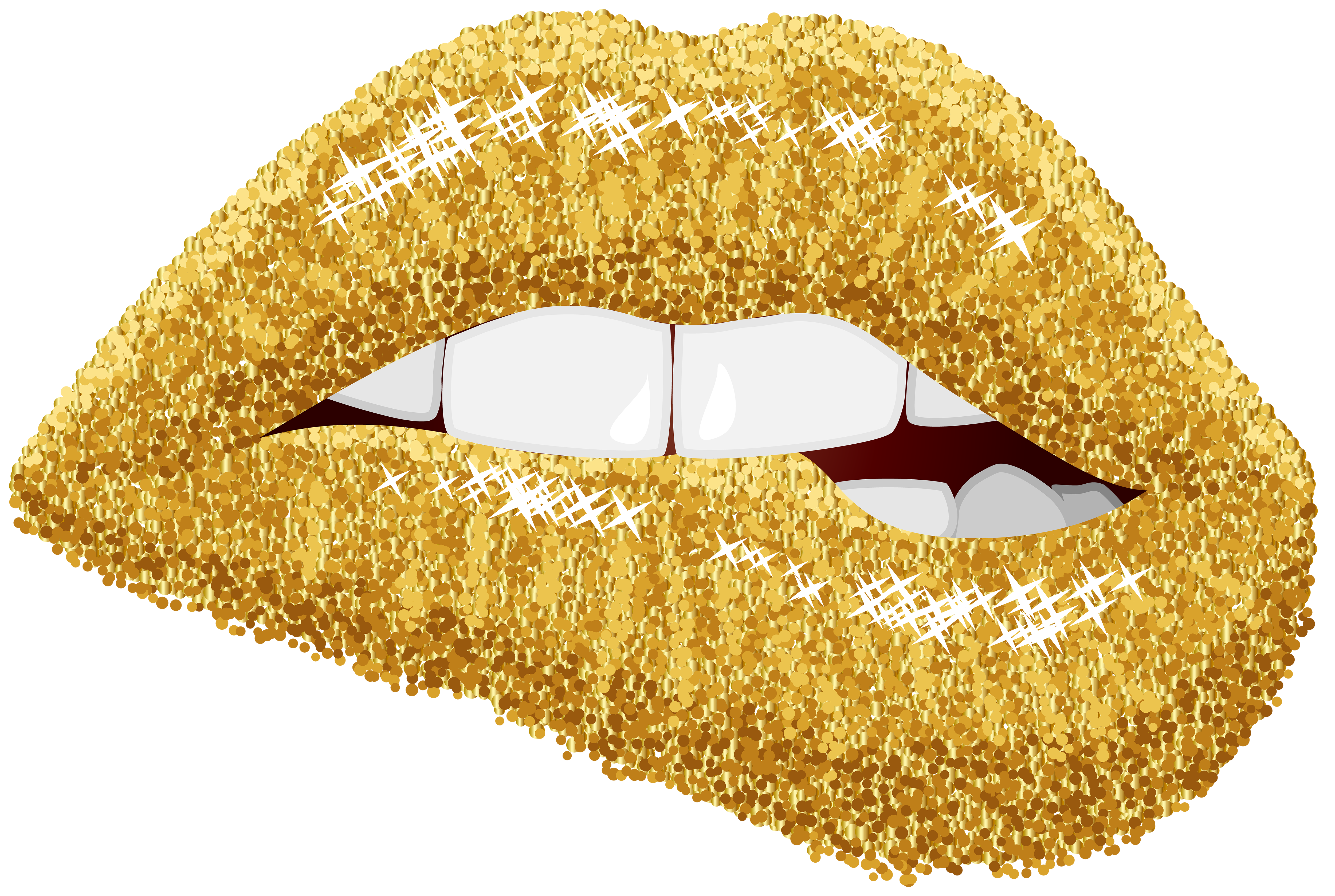 Gold Lips PNG Clip Art Image​-Quality Free Image and Transparent PNG Clipart
