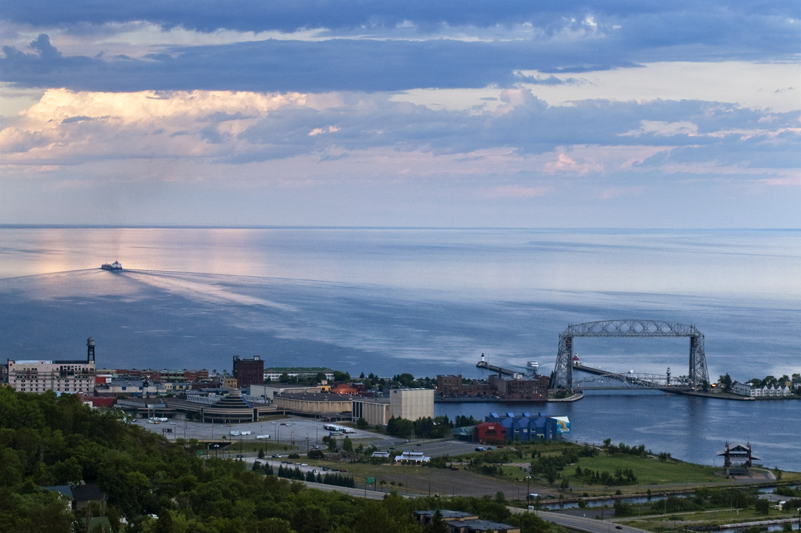 Free download lake carrier heads out on Lake Superior from Duluth As with the [1600x1064] for your Desktop, Mobile & Tablet. Explore Minnesota Lakes Wallpaper. Lake Superior Wallpaper, Minnesota