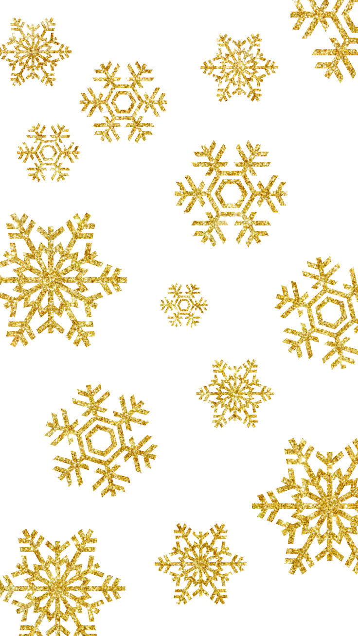 Winter gold snowflake iPhone wallpaper. Wallpaper iphone christmas, Gold wallpaper iphone, Gold christmas wallpaper
