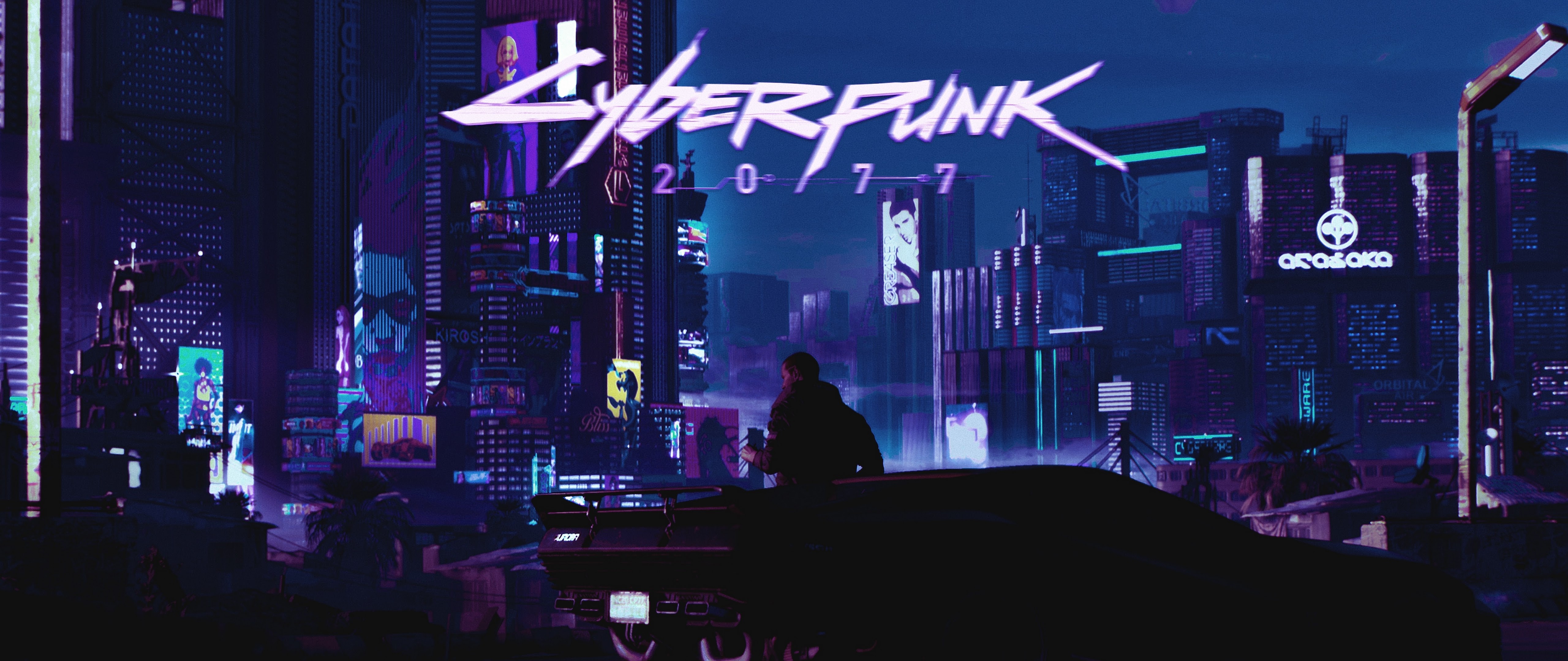 Cyberpunk 2077 Night City V Car 4K Wallpaper