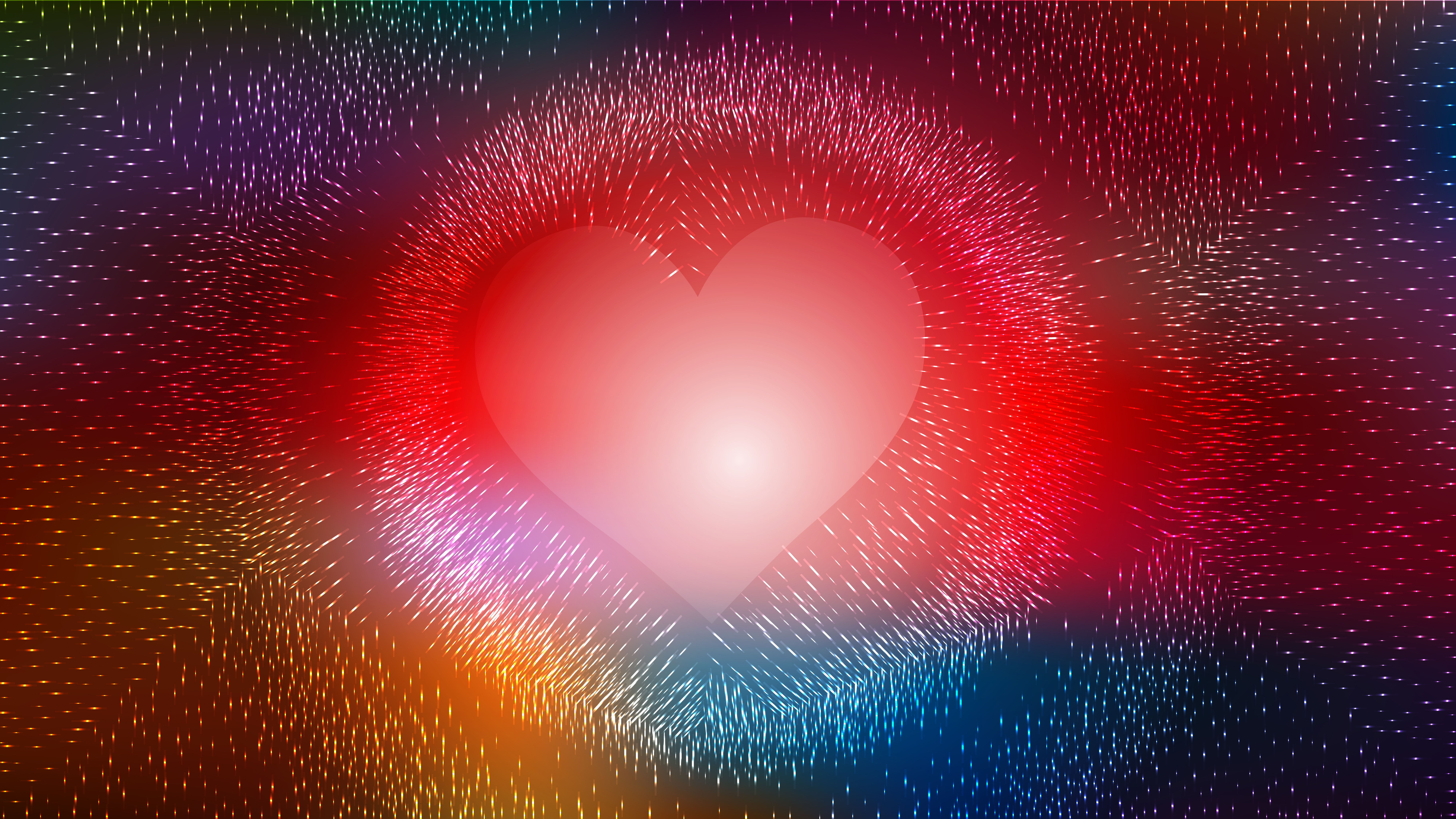 Free Dark Color Valentine Background Vector