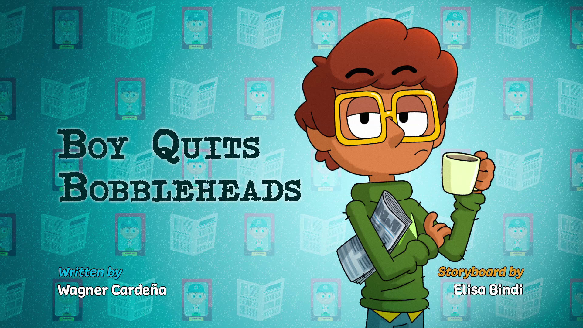 Boy Quits Bobbleheads. Boy Girl Dog Cat Mouse Cheese