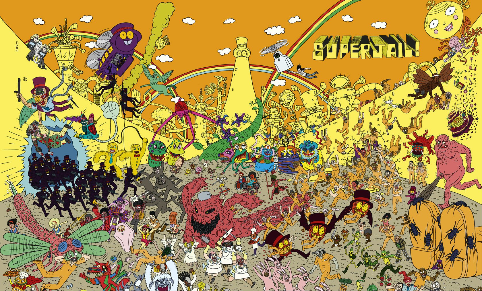 Superjail HD Wallpaper and Background Image