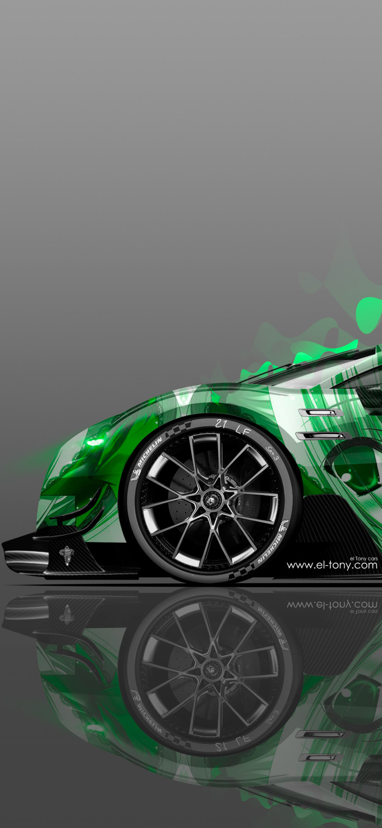 Bugatti Vision GT Anime Girl Aerography iPhone XS MAX HD 4k Wallpaper, Image, Background, Photo and Picture