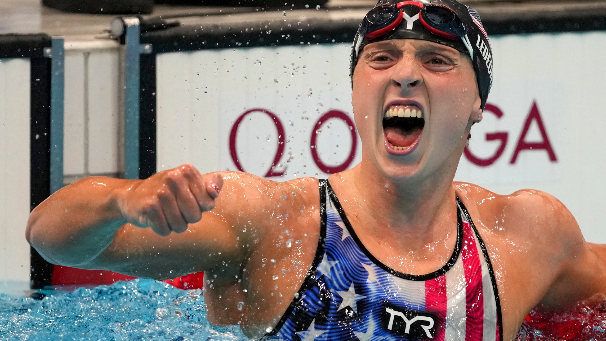What a day: Ledecky experiences defeat, victory, perspective