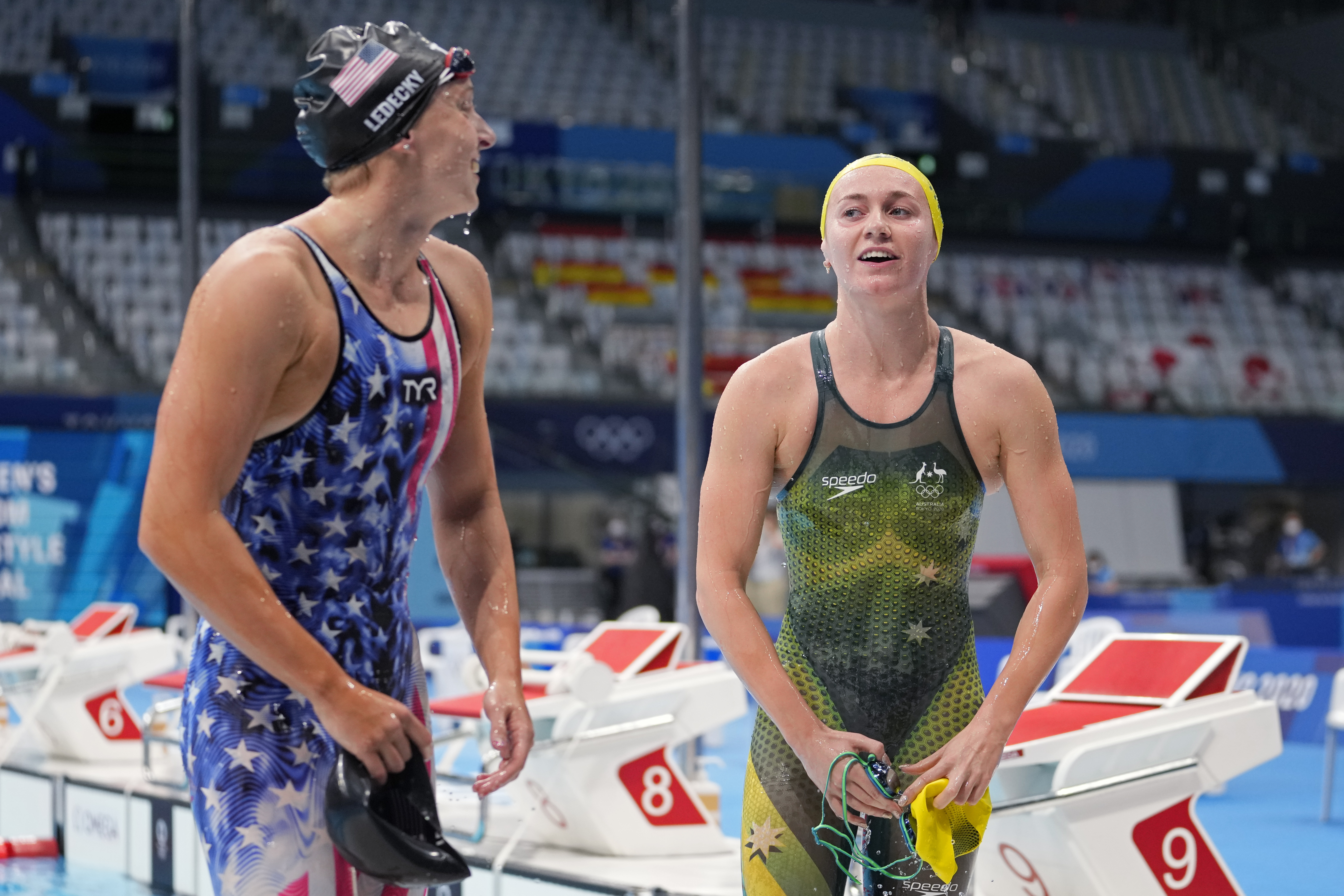 Ariarne Titmus ends Katie Ledecky's golden run in Tokyo
