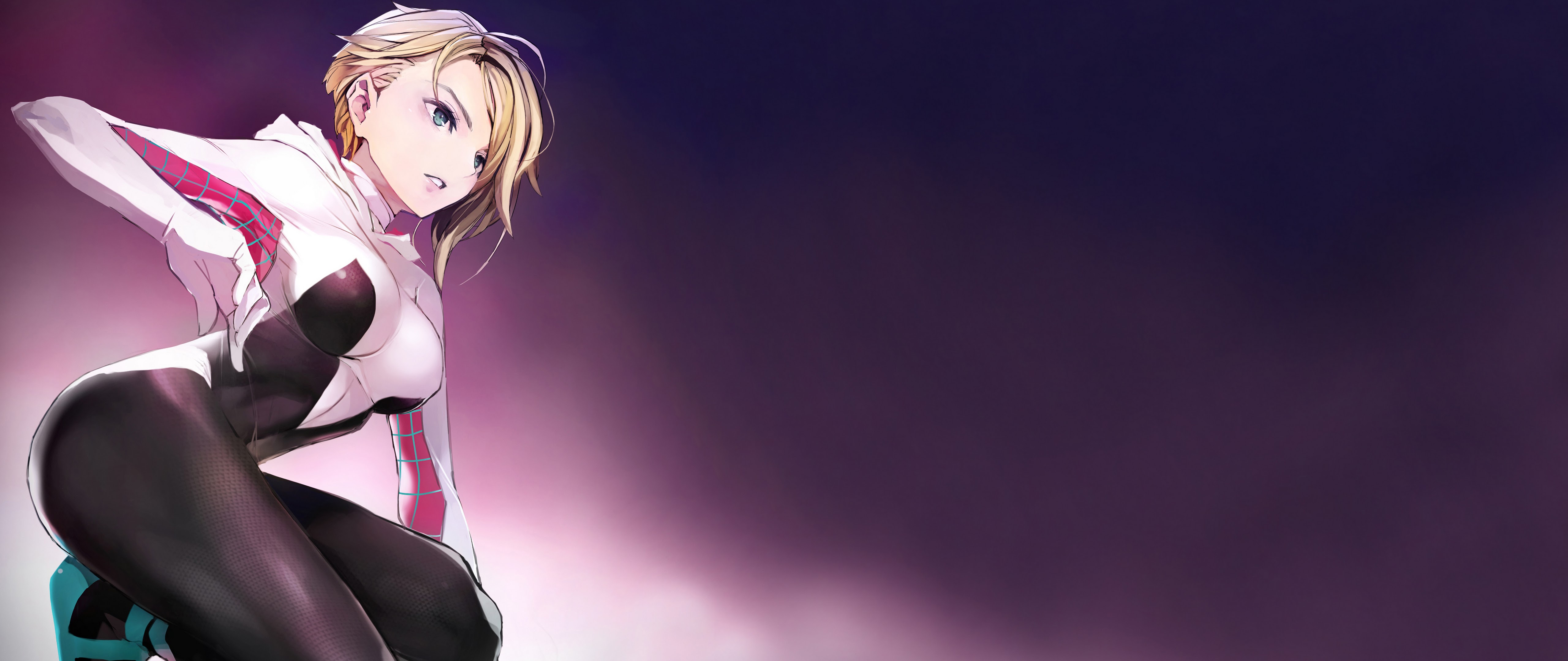 Spider Man: Into The Spider Verse Spider Gwen Gwen Stacy 4K Wallpaper