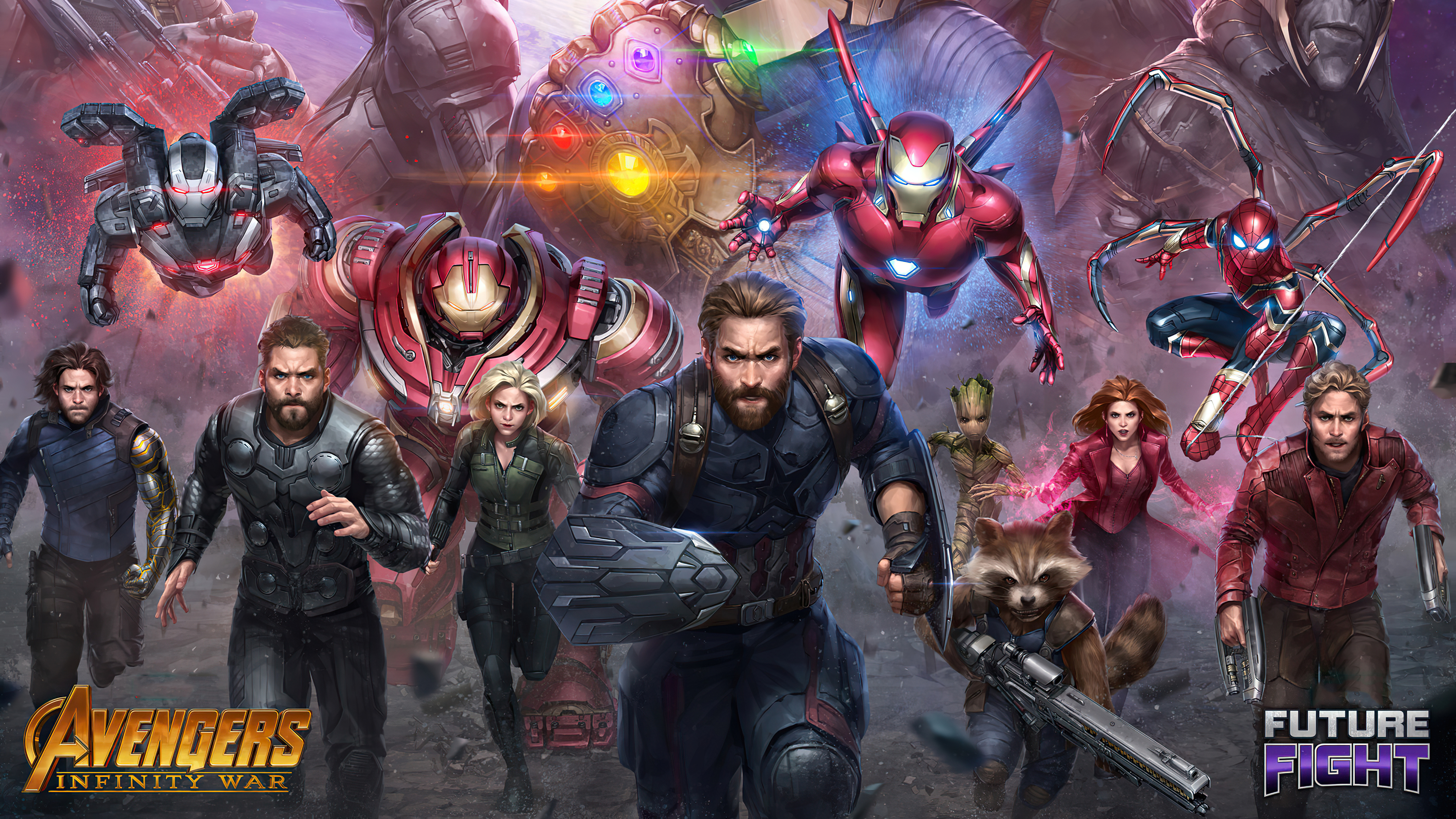 Marvel Future Fight Avengers Infinity War, HD Games, 4k Wallpaper, Image, Background, Photo and Picture