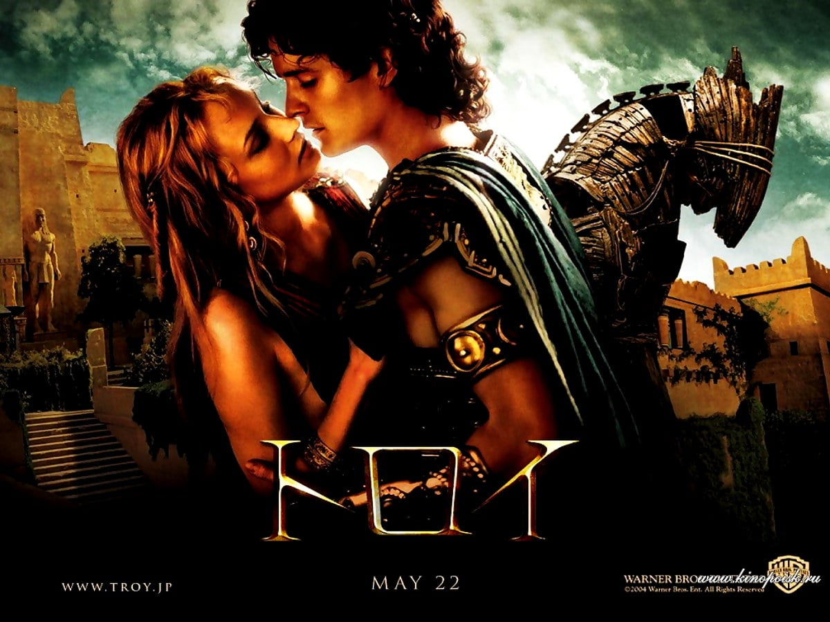 Troy, Movies, Kiss wallpaper. Download Free wallpaper