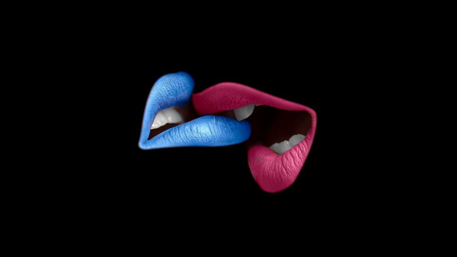 Free download Blue Pink lips wallpapers 1600x1000 for your Desktop, Mobile ...