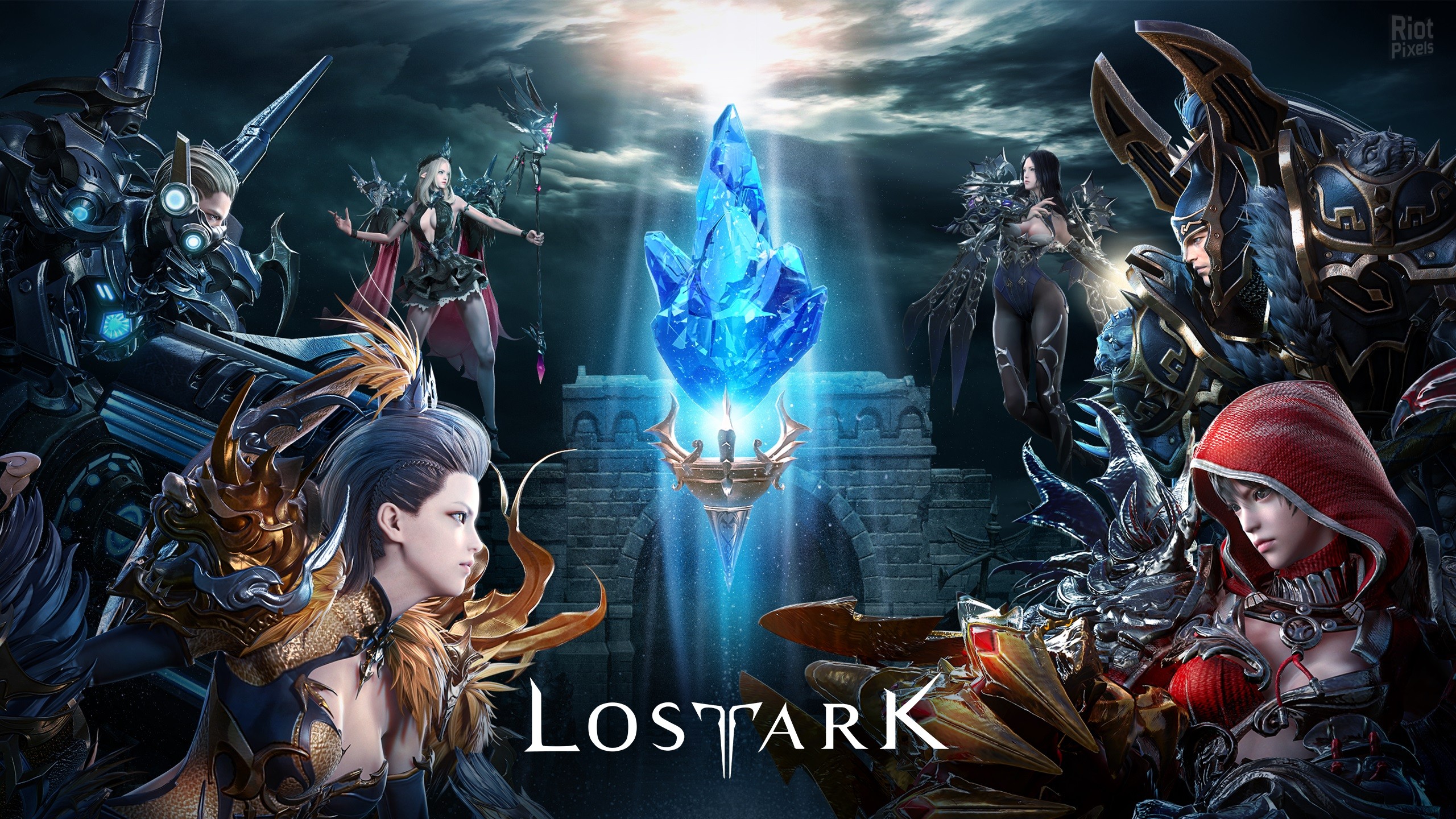 Download wallpaper 2560x1024 lost ark, online game, 2021, dual