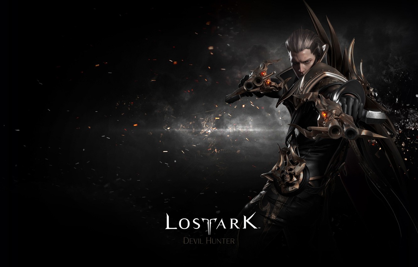 Wallpaper weapons, guns, the game, warrior, guy, Lost Ark image for desktop, section игры