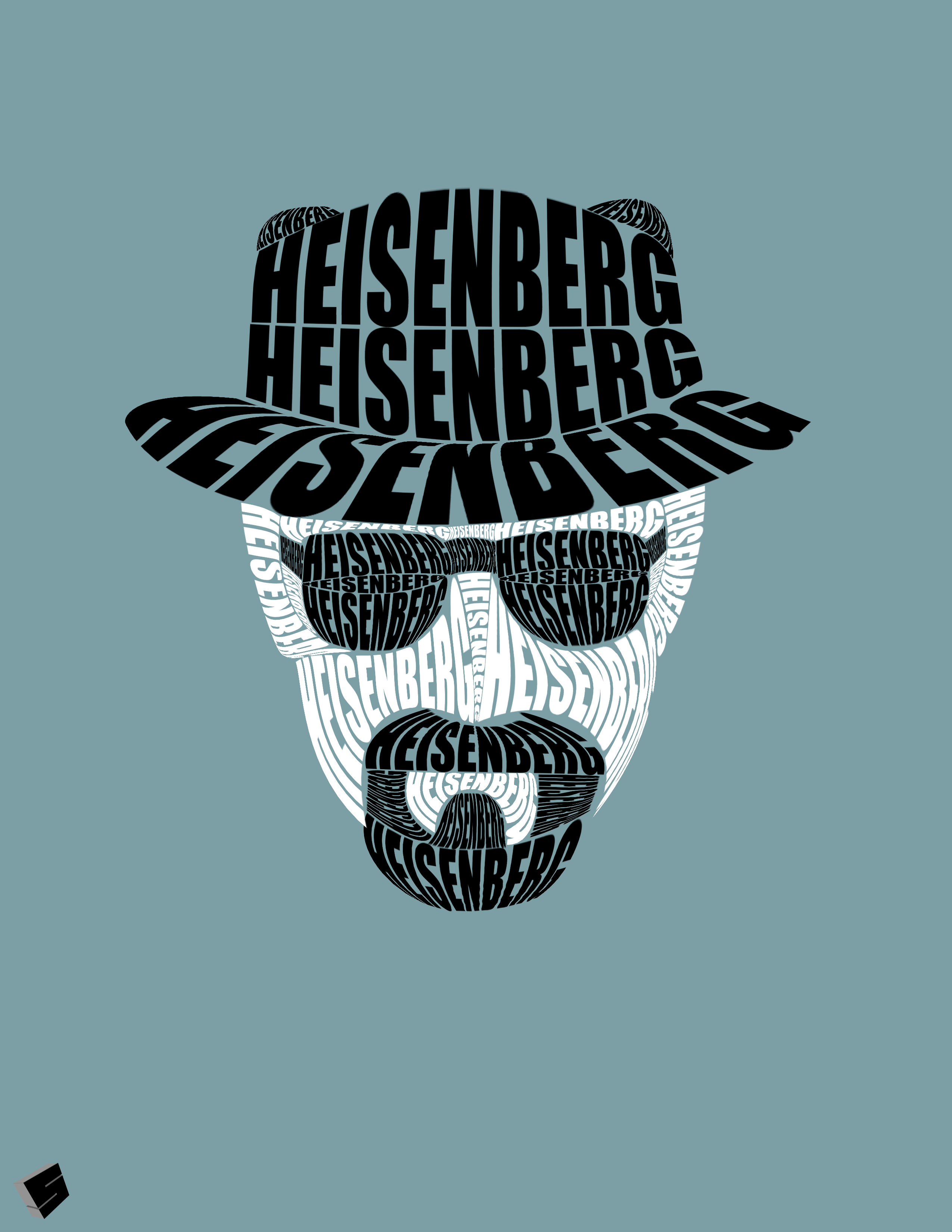 Dr. Werner Heisenberg. Breaking bad art, Typography poster, Braking bad