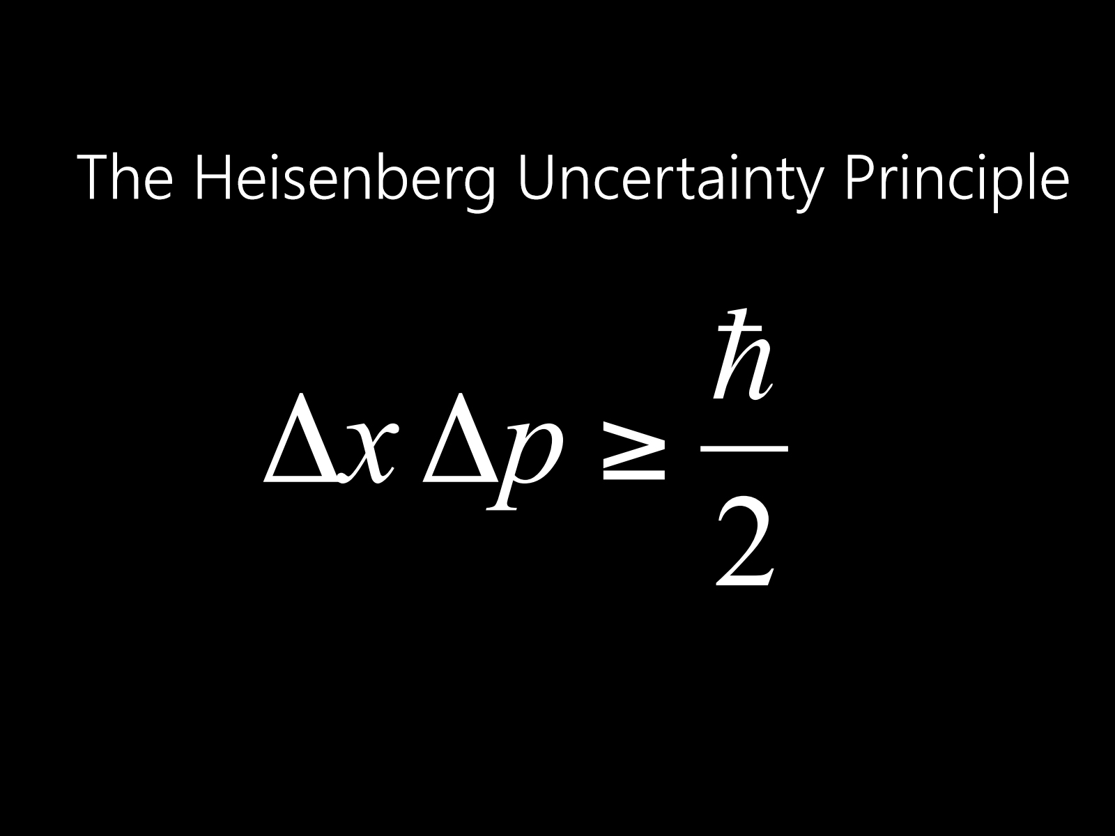 heisenberg uncertainty principle wallpaper