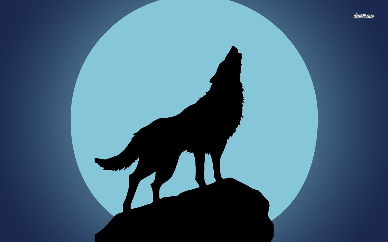 Coyote Howling Silhouette Gallery. Wolf silhouette, Wolf howling, Wolf howling