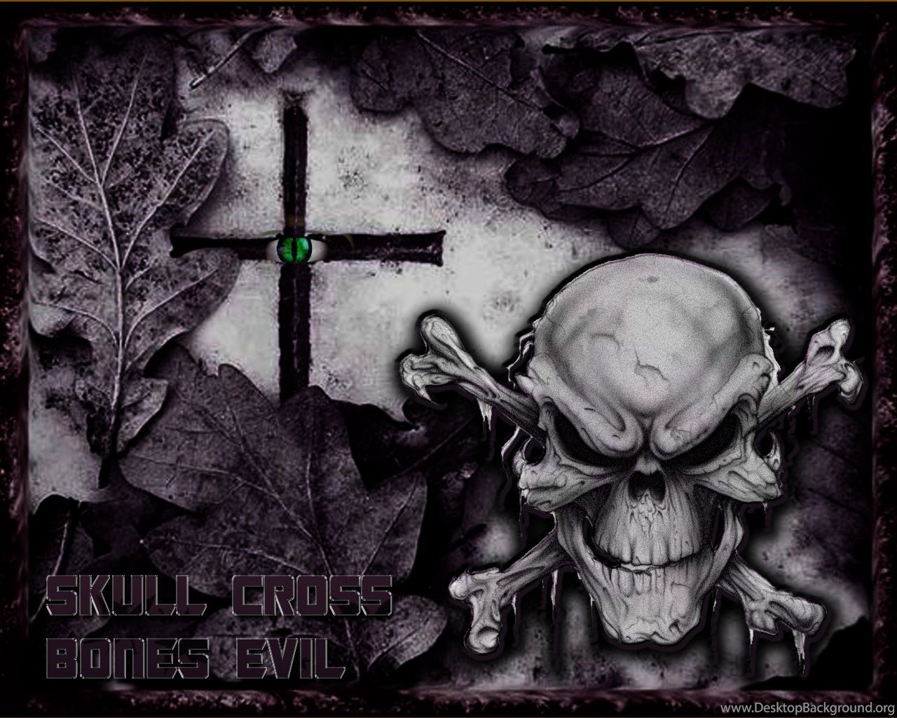 Skulls And Crosses Wallpaper