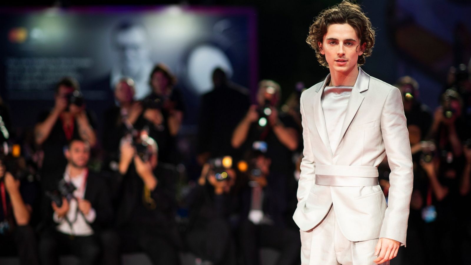 Timothée Chalamet makes a big impression in Venice