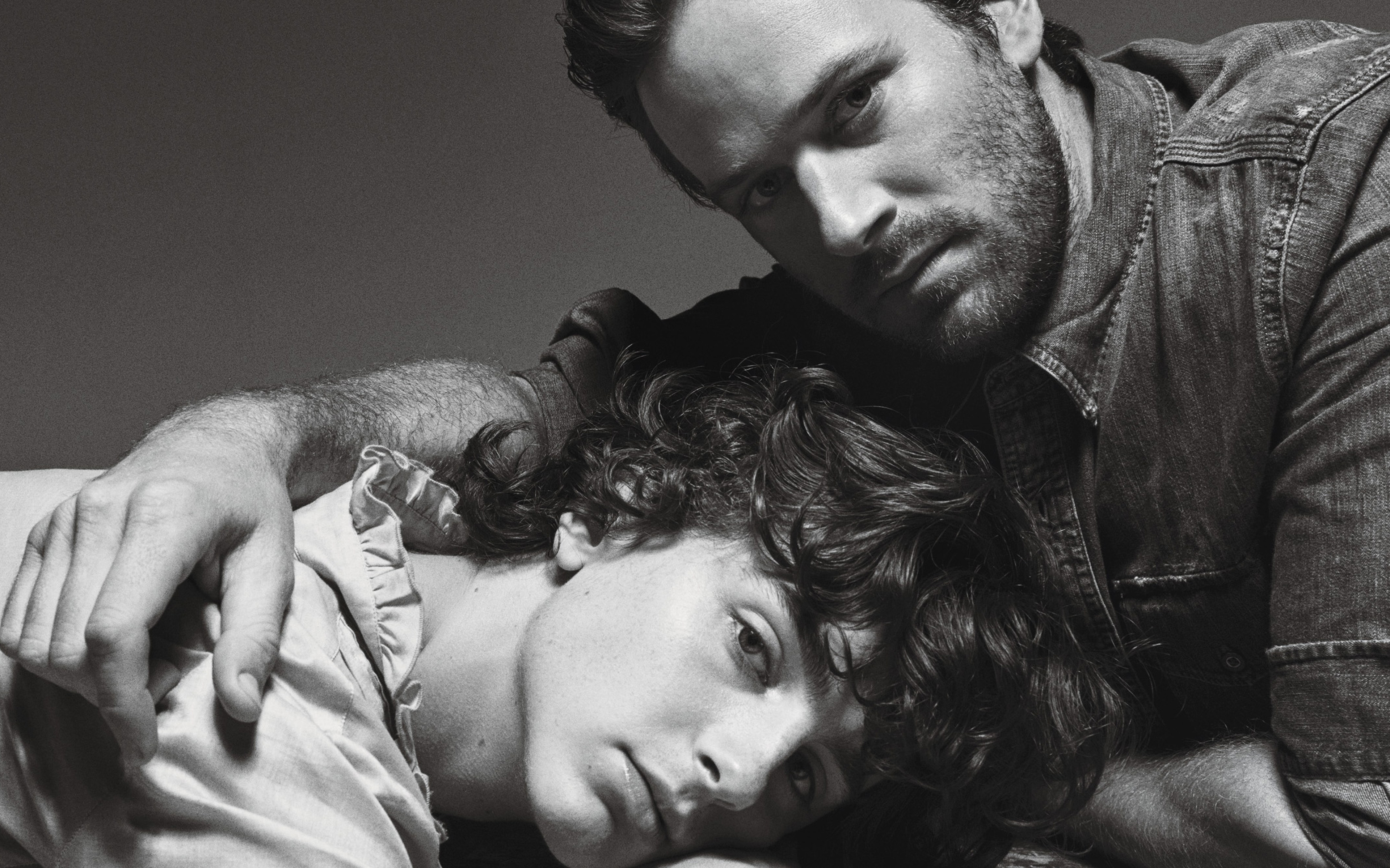 Download wallpaper Armie Hammer, Timothee Chalamet, American actors, black and white, monochrome for desktop with resolution 3840x2400. High Quality HD picture wallpaper