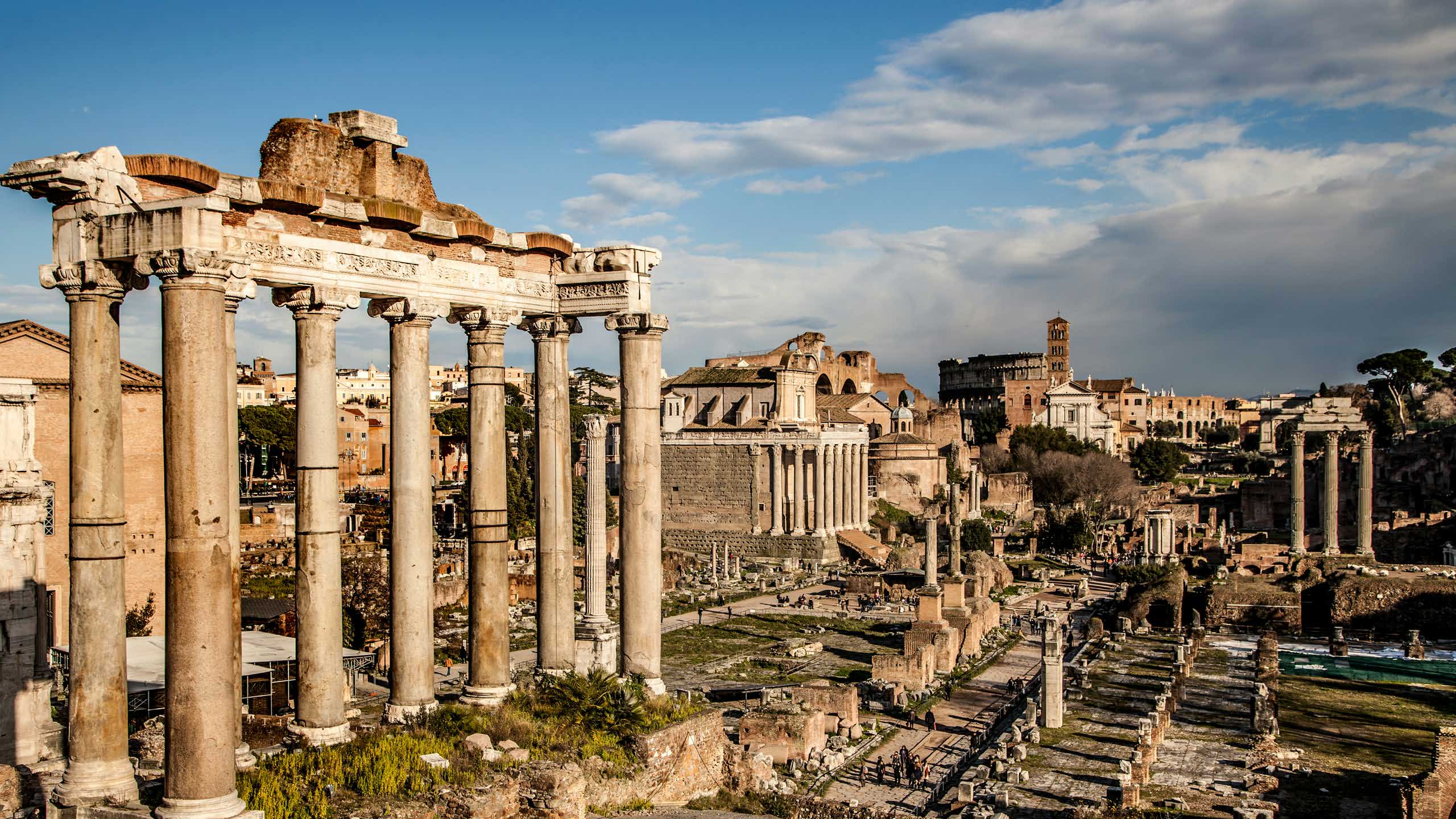Roman Forum Italy Wallpaper HD