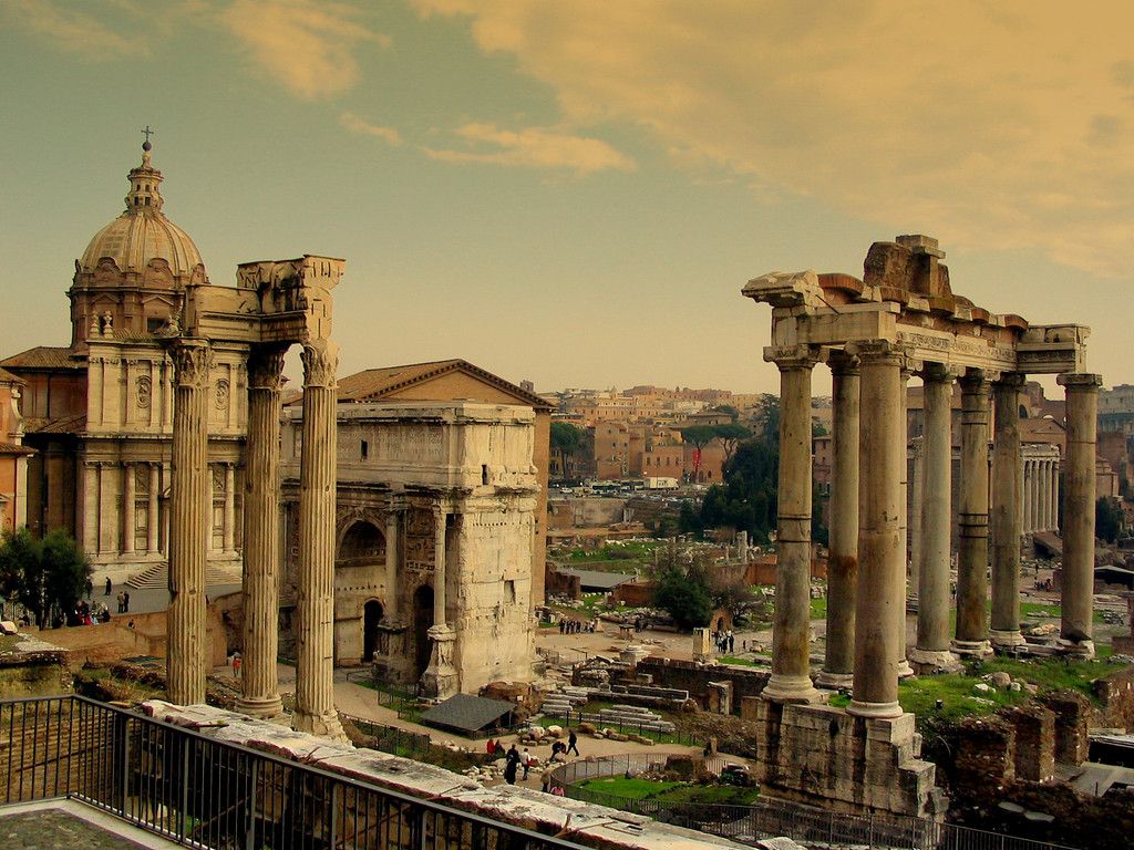 The Roman Forum. Roman empire, Rome, Ancient architecture