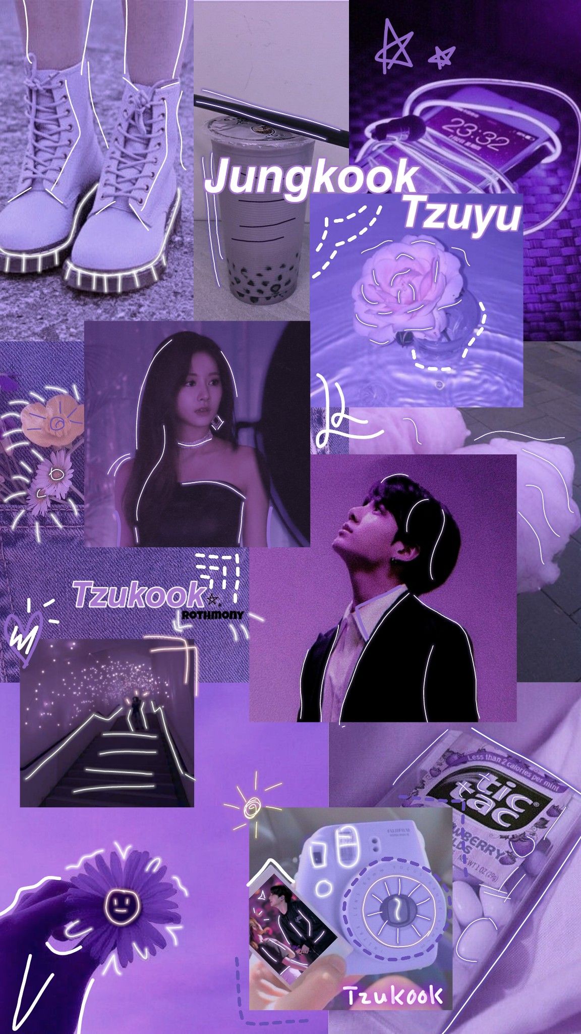 Tzukook purple aesthetics