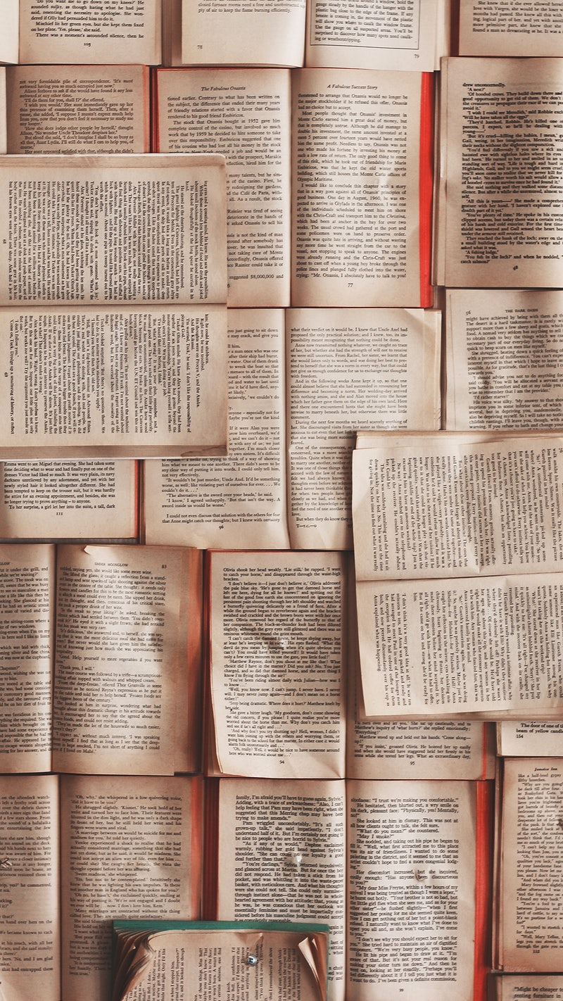 Vintage Book Image Wallpaper