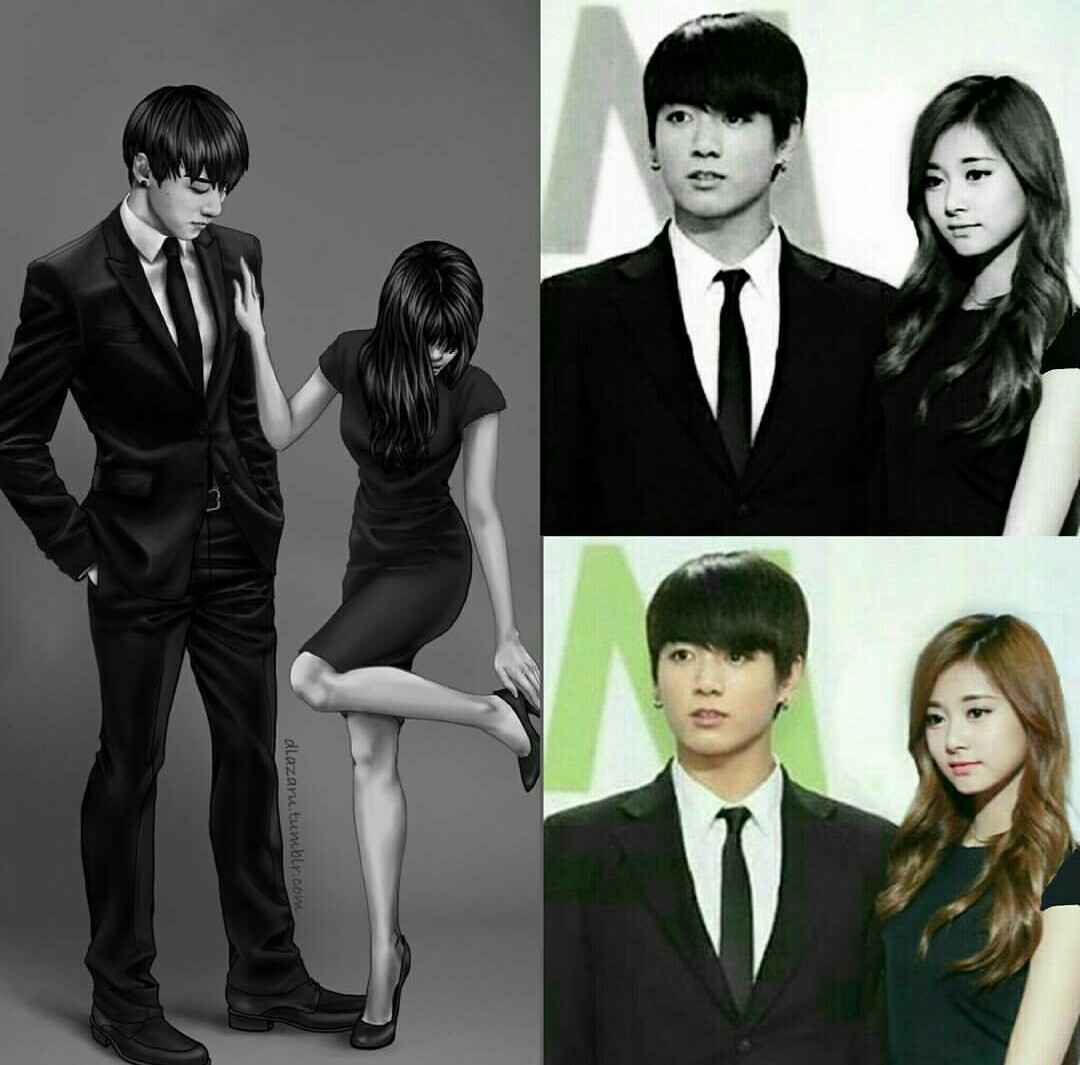 image about Jungkook and TzuYu