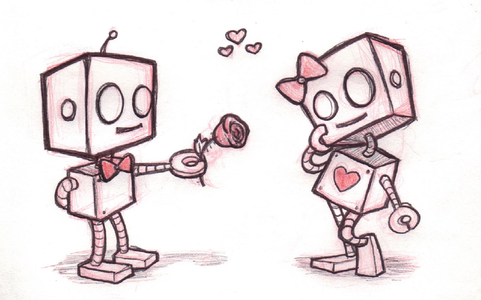 Easy Pencil Sketches Of I Love You Easy Drawings On Robot Sketches