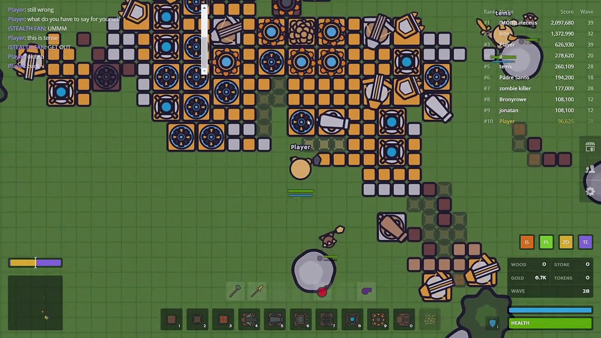 Best 2 Player base ever?, zombs.io