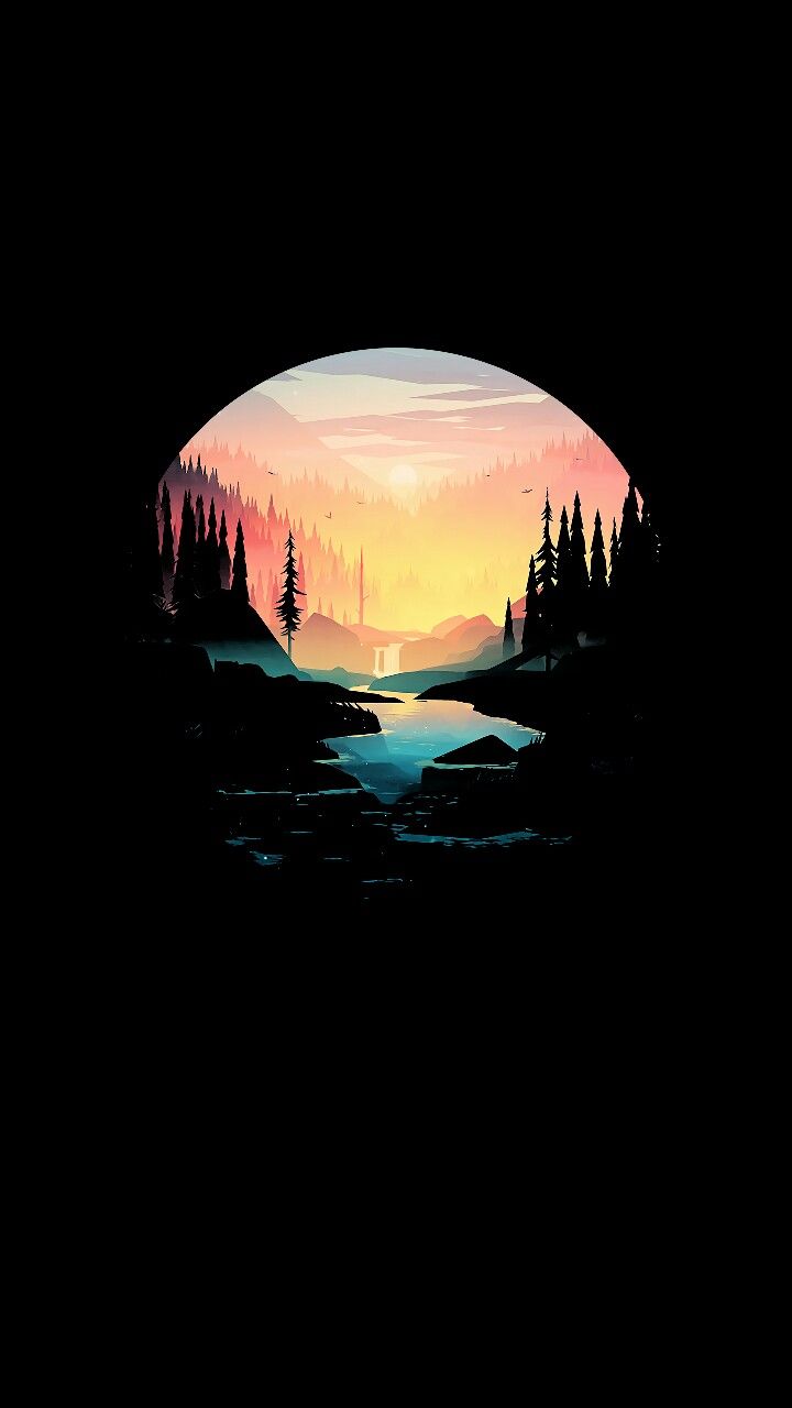 Black Sunset Wallpaper