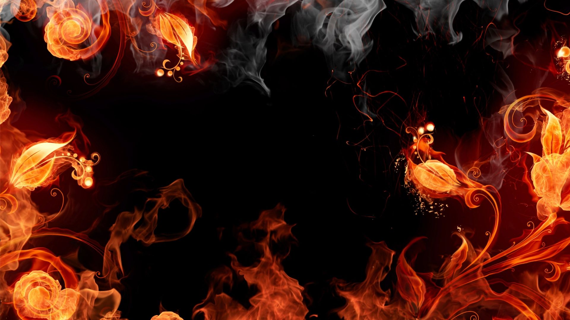 Fire Design Wallpaper, HD Fire Design Background on WallpaperBat