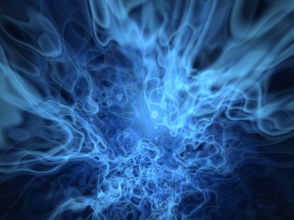 Blue Flame Smoky Design HD Wallpaper Background Image Smoke Fire Background HD Wallpaper