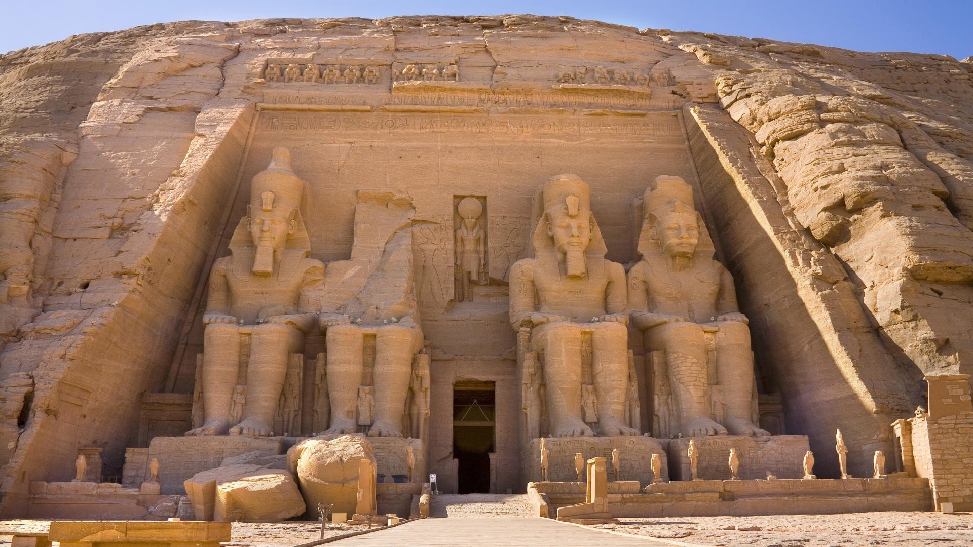 Abu Simbel, Temple, Egypt Wallpaper HD / Desktop and Mobile Background