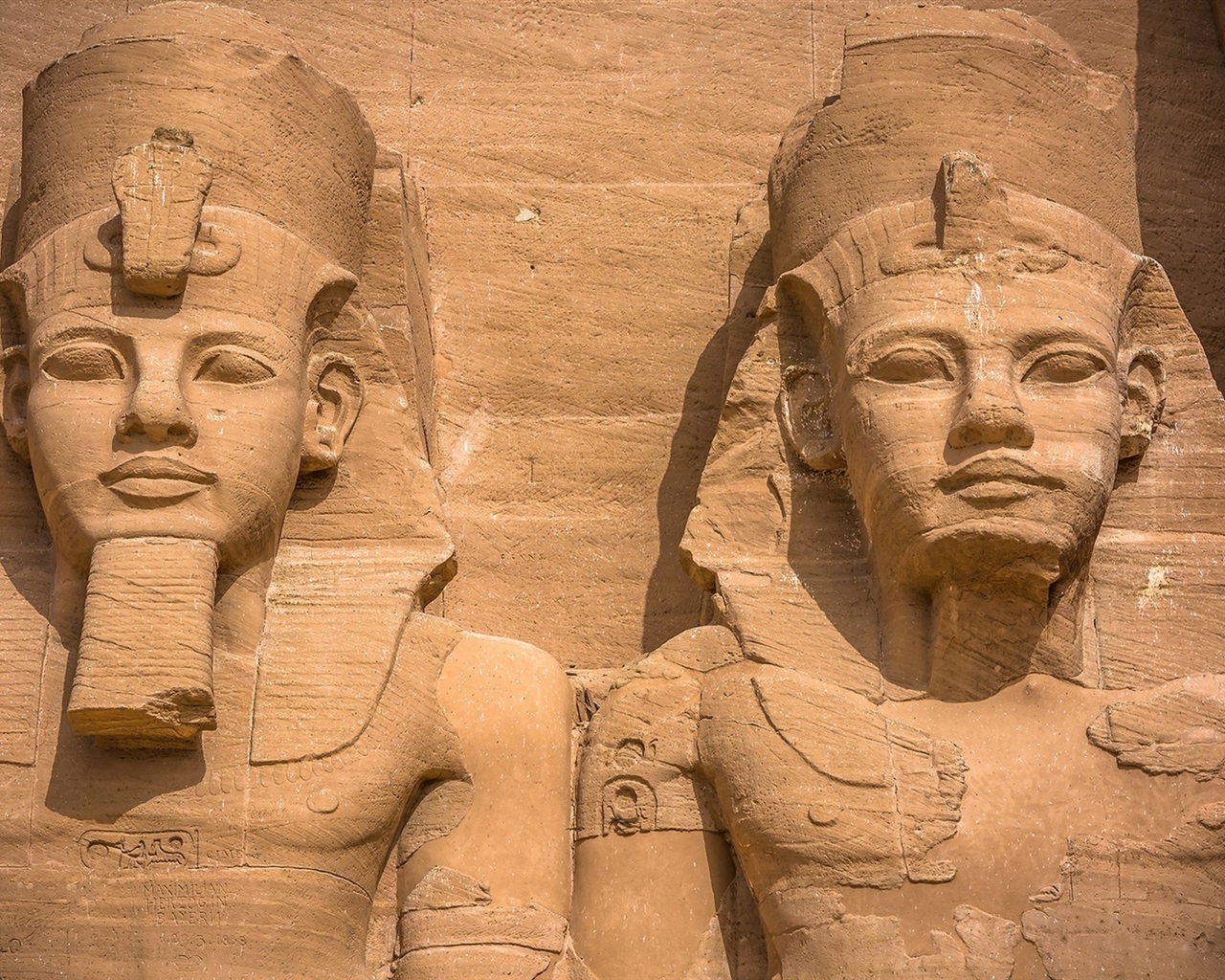 Wallpaper Abu Simbel, ancient statues, Egypt 1920x1200 HD Picture, Image