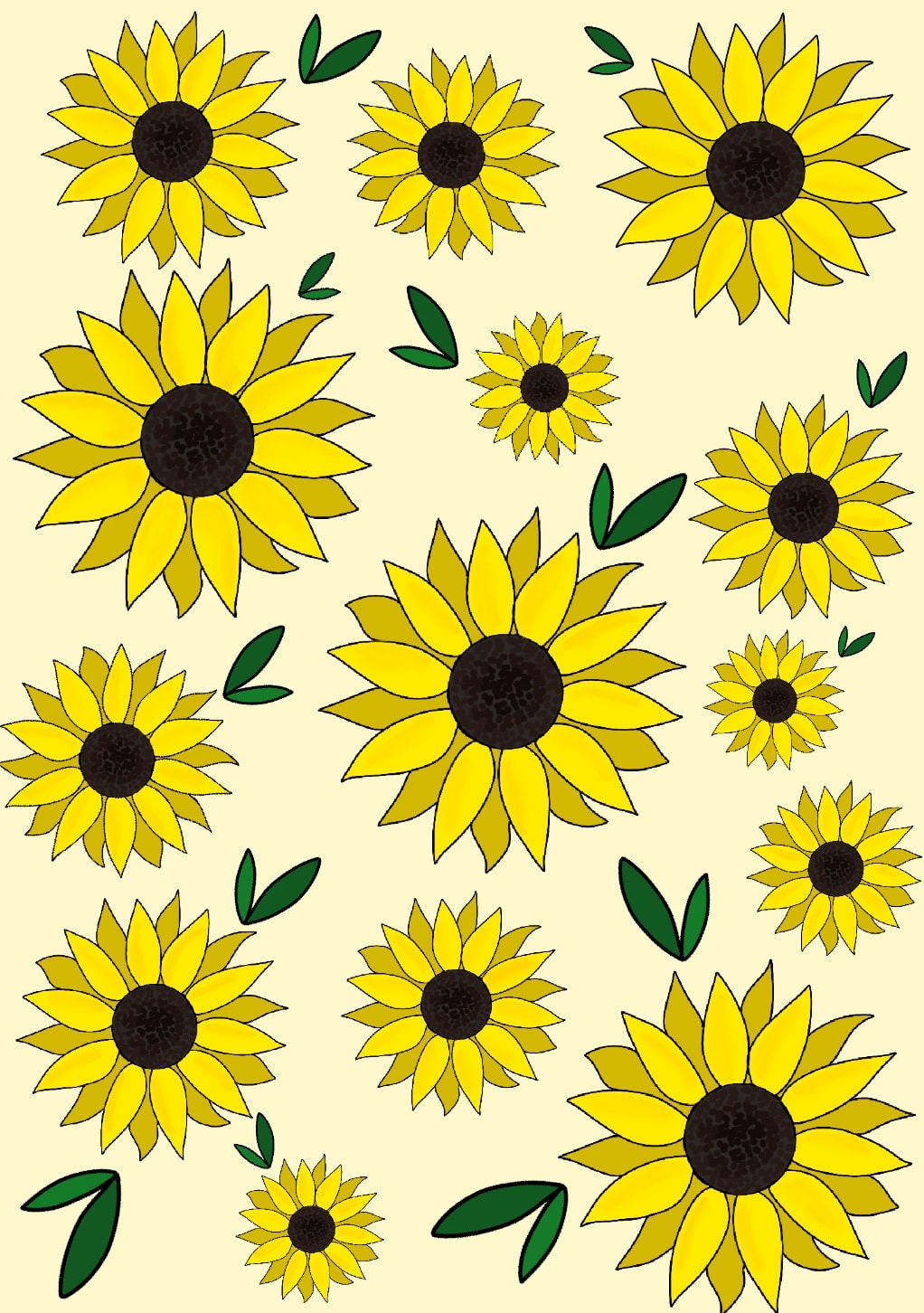 Create cute patterns for prints or for wallpaper
