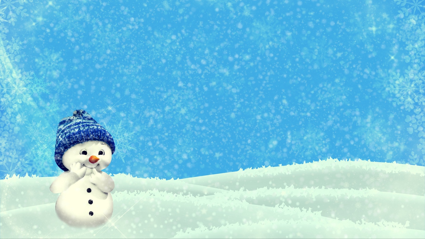 Wallpaper Snowman, Winter, Christmas, New Year, Cute, Winter Wallpaper HD