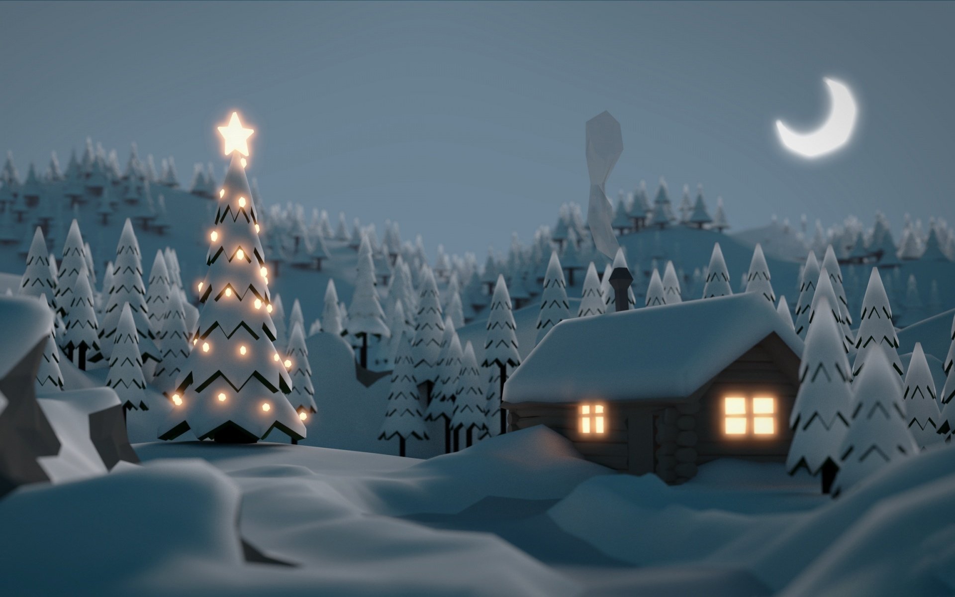 Artistic Winter HD Wallpaper