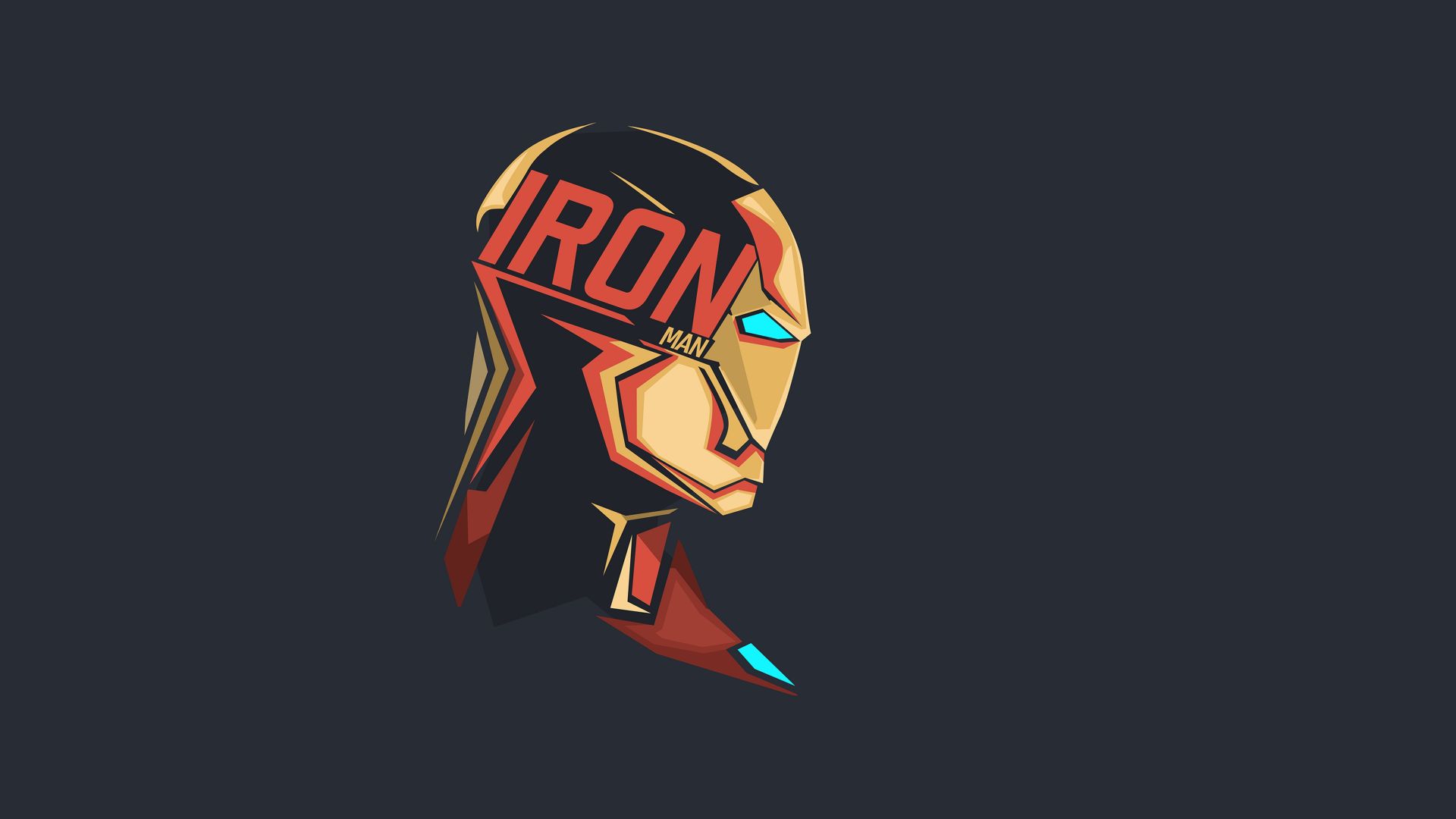 Headshot, superhero, marvel, iron man, art wallpaper, HD image, picture, background, 42895f