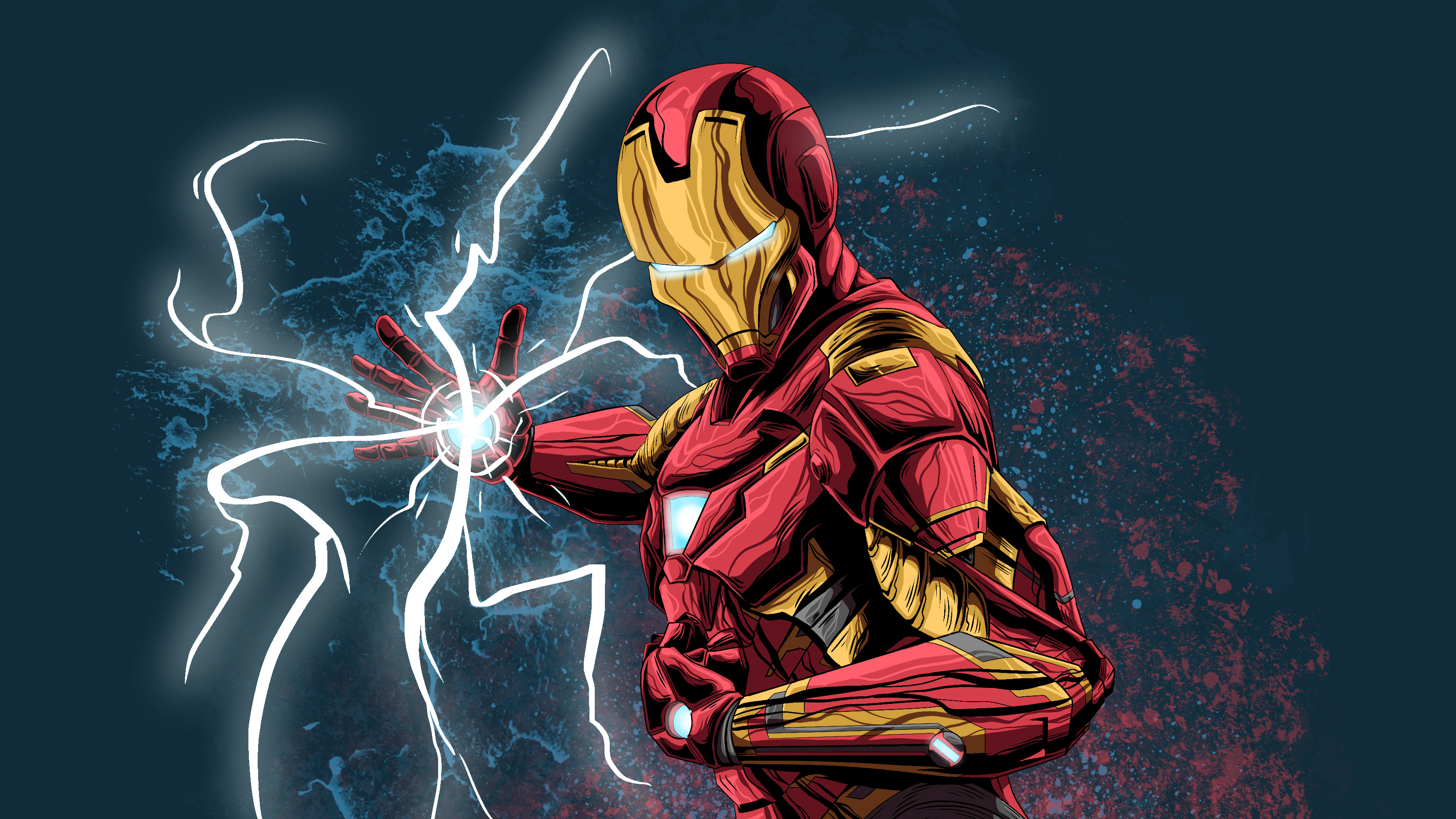 Iron Man Art 4k New 1366x768 Resolution HD 4k Wallpaper, Image, Background, Photo and Picture